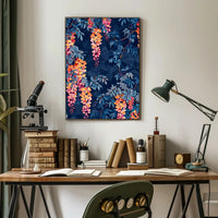 Vibrant Floral Illustrative Artwork for Artistic Poster