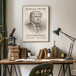 Donald Trump 47th President Poster