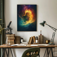 Mesmerizing Cosmic Nebula Art Print in Space or Astronomy Poster PosterGoat