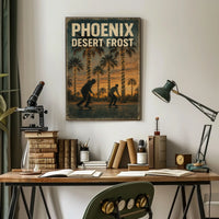 Phoenix Desert Frost Poster