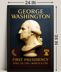 George Washington First President Poster PosterGoat
