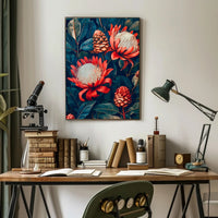 Vibrant Floral Symphony Wall Art Print