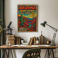Grand Canyon Natural Wonders Travel Poster
