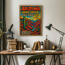 Grand Canyon Natural Wonders Travel Poster