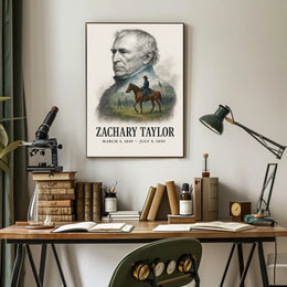 Zachary Taylor 12th President of the United States Reflections Poster