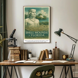 Shell Mounds Of Florida Poster