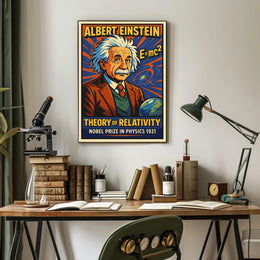 Albert Einstein Theory Of Relativity Poster
