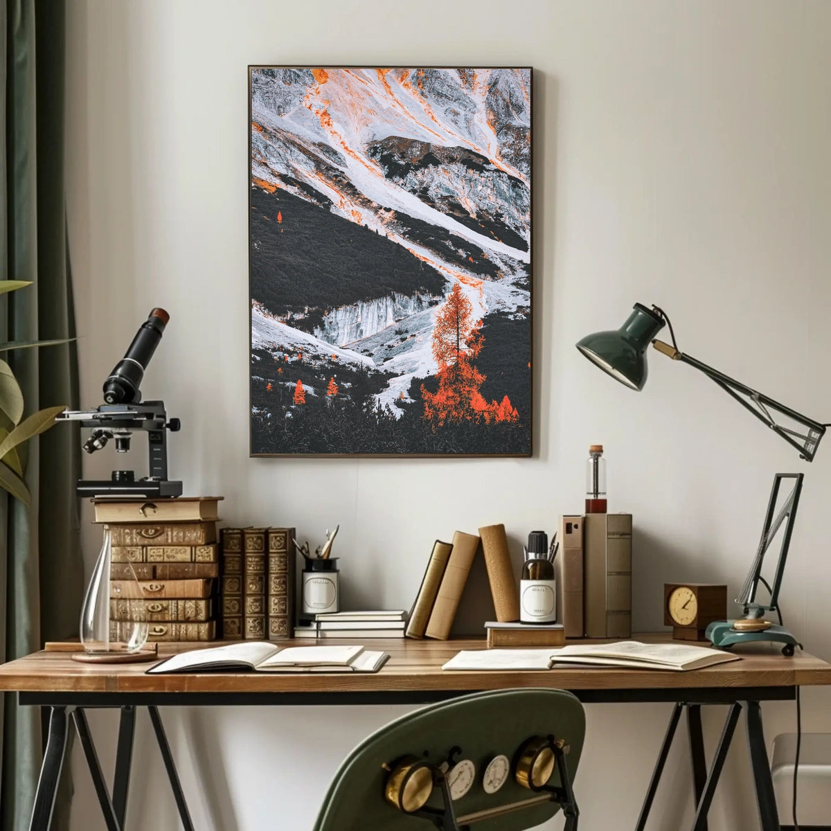 Autumn Mountain Serenity Poster