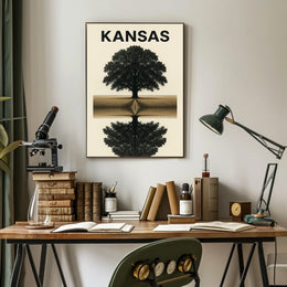 Kansas Reflection Poster