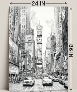 Urban Sketch Times Square Poster