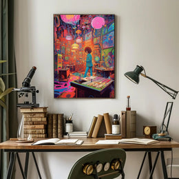 Psychedelic Studio Vibes Poster