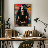 Vampire Chic: Dramatic Dracula Art Pop Culture Poster