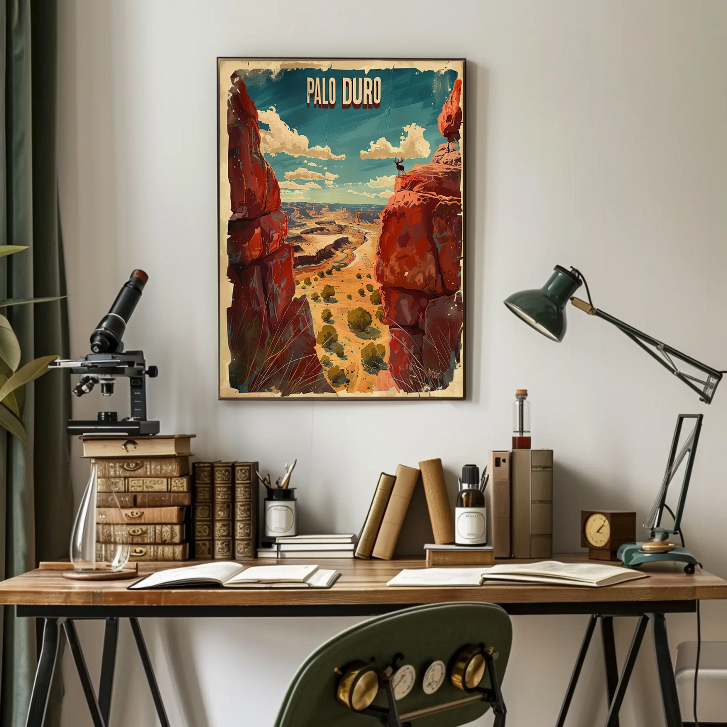 Palo Duro Canyon Texas Landscape Travel Poster