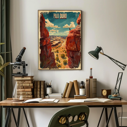 Palo Duro Canyon Texas Landscape Travel Poster