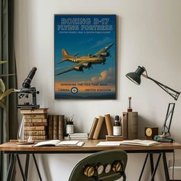 Boeing B-17 Flying Fortress Poster