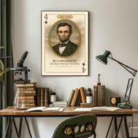 Abraham Lincoln 16th President Scenic Wall Art Poster