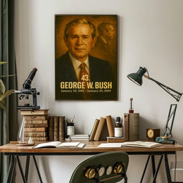 George W. Bush 43Rd President Poster
