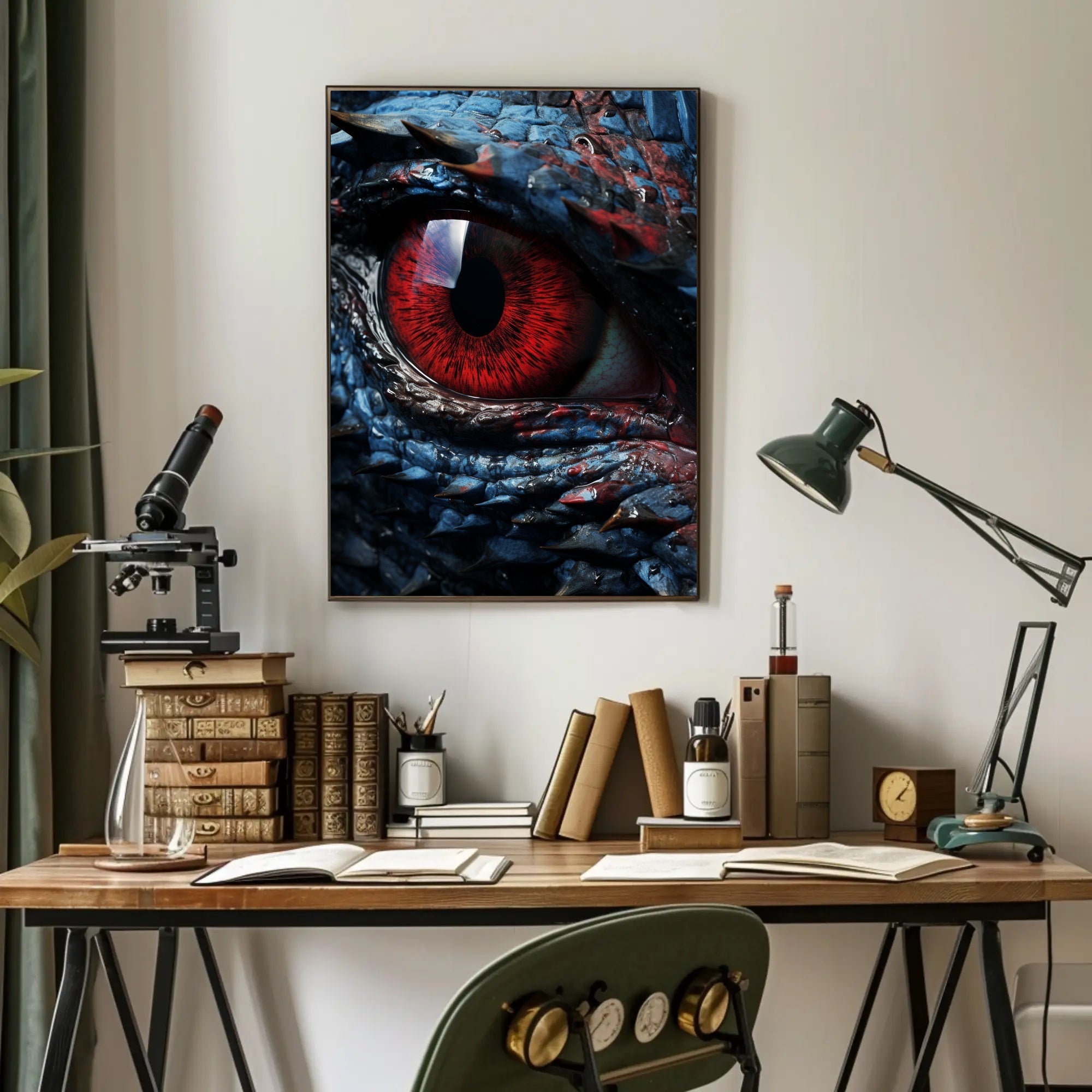 The DragonS Gaze Poster