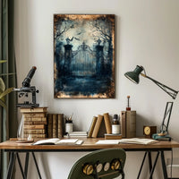 Gothic Victorian Mysterious Scene Artistic Poster