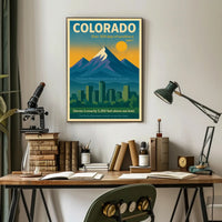 Discover Colorado Wall Art Print PosterGoat