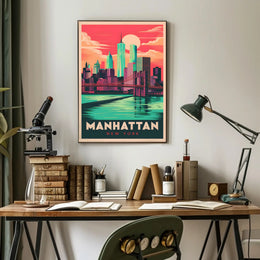 Manhattan Skyline Poster