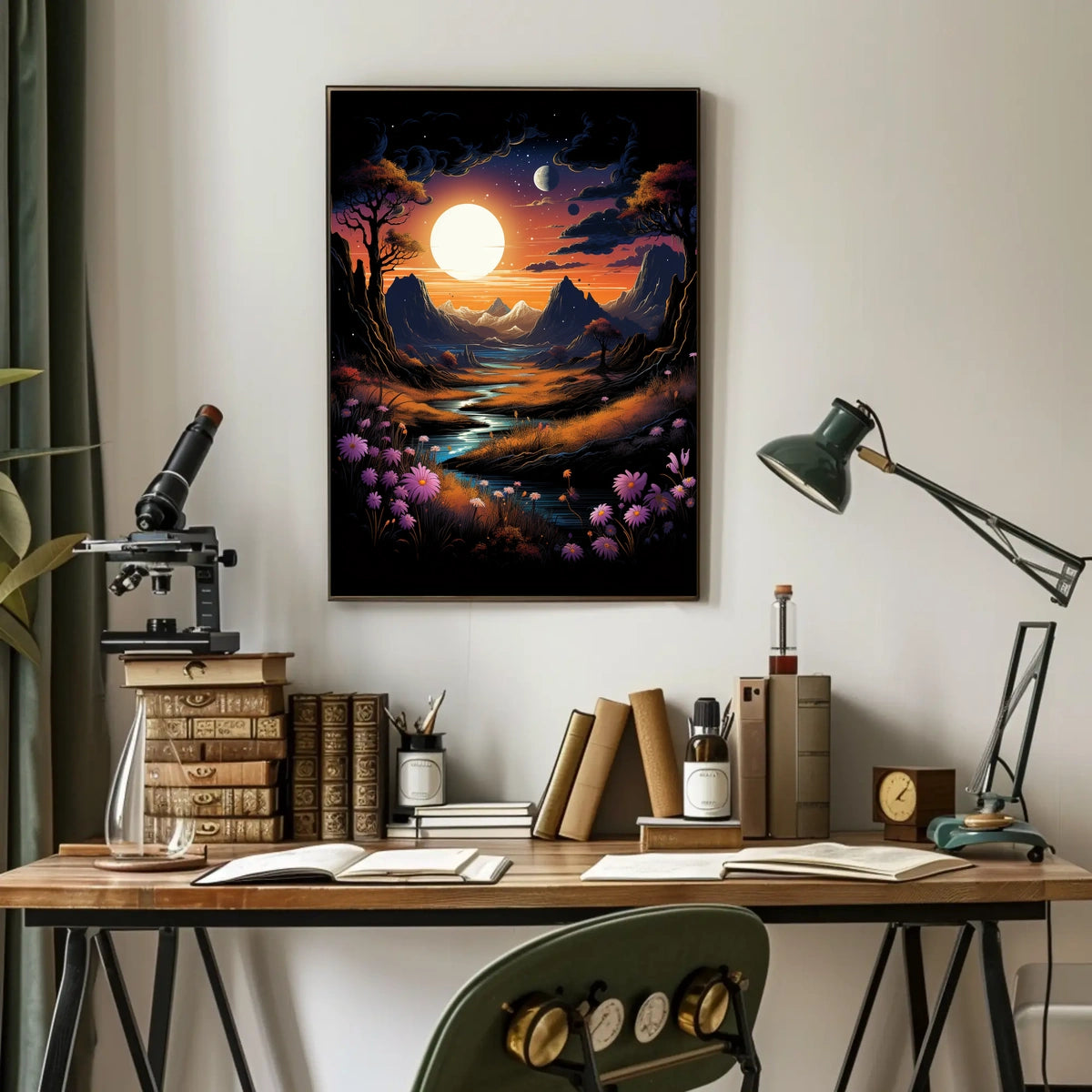 Celestial Landscape Poster