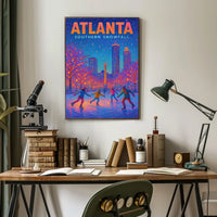 Atlanta Southern Snowfall Poster