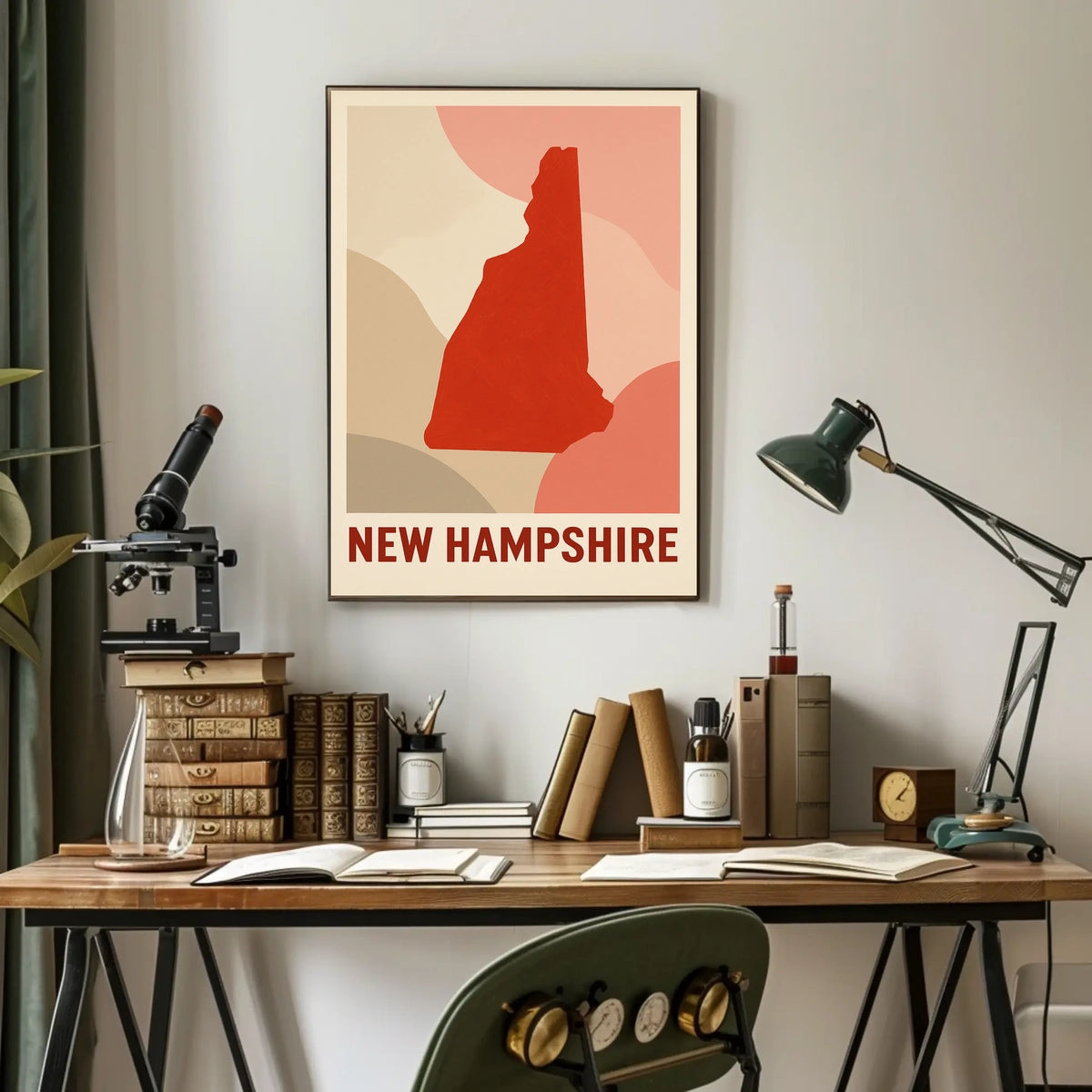 New Hampshire A Modern Tribute Poster