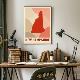 New Hampshire A Modern Tribute Poster
