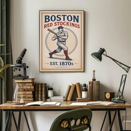 Boston Red Stockings Est. 1870s Poster PosterGoat