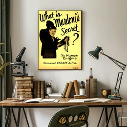 Mardoni's Magical Escape Vintage Artistic Pop Culture Poster