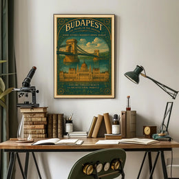 Budapest The Pearl Of The Danube Poster