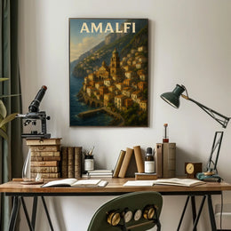 Amalfi Coast Charm Poster
