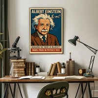 Albert Einstein Theory Of Relativity Poster