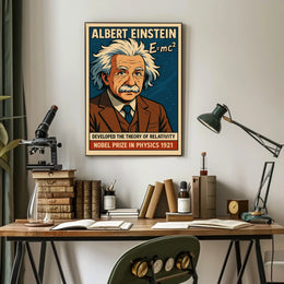 Albert Einstein Theory Of Relativity Poster