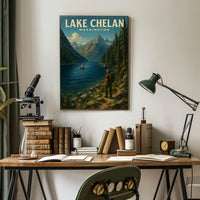 Lake Chelan, Washington Poster
