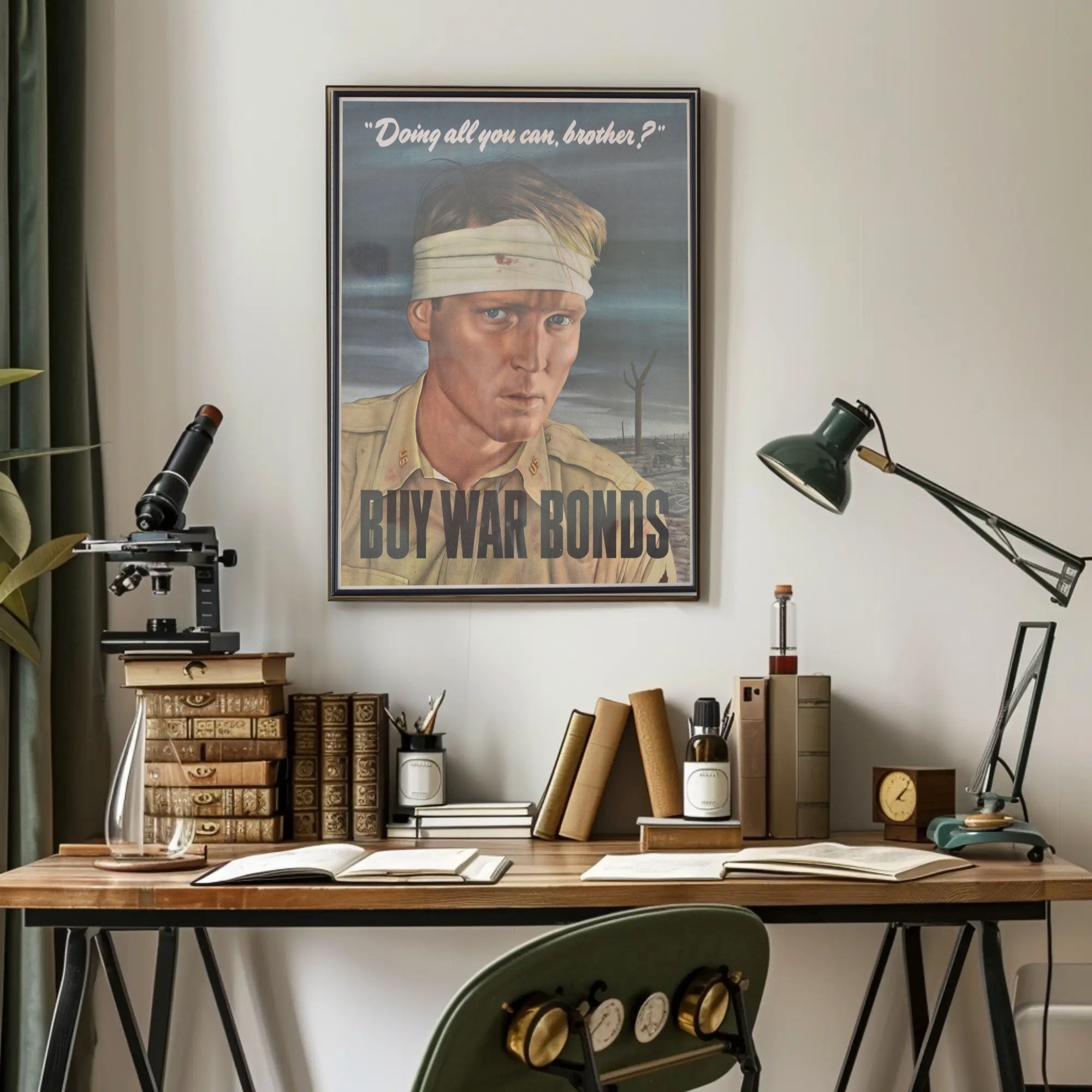 Wartime Call to Action Poster PosterGoat