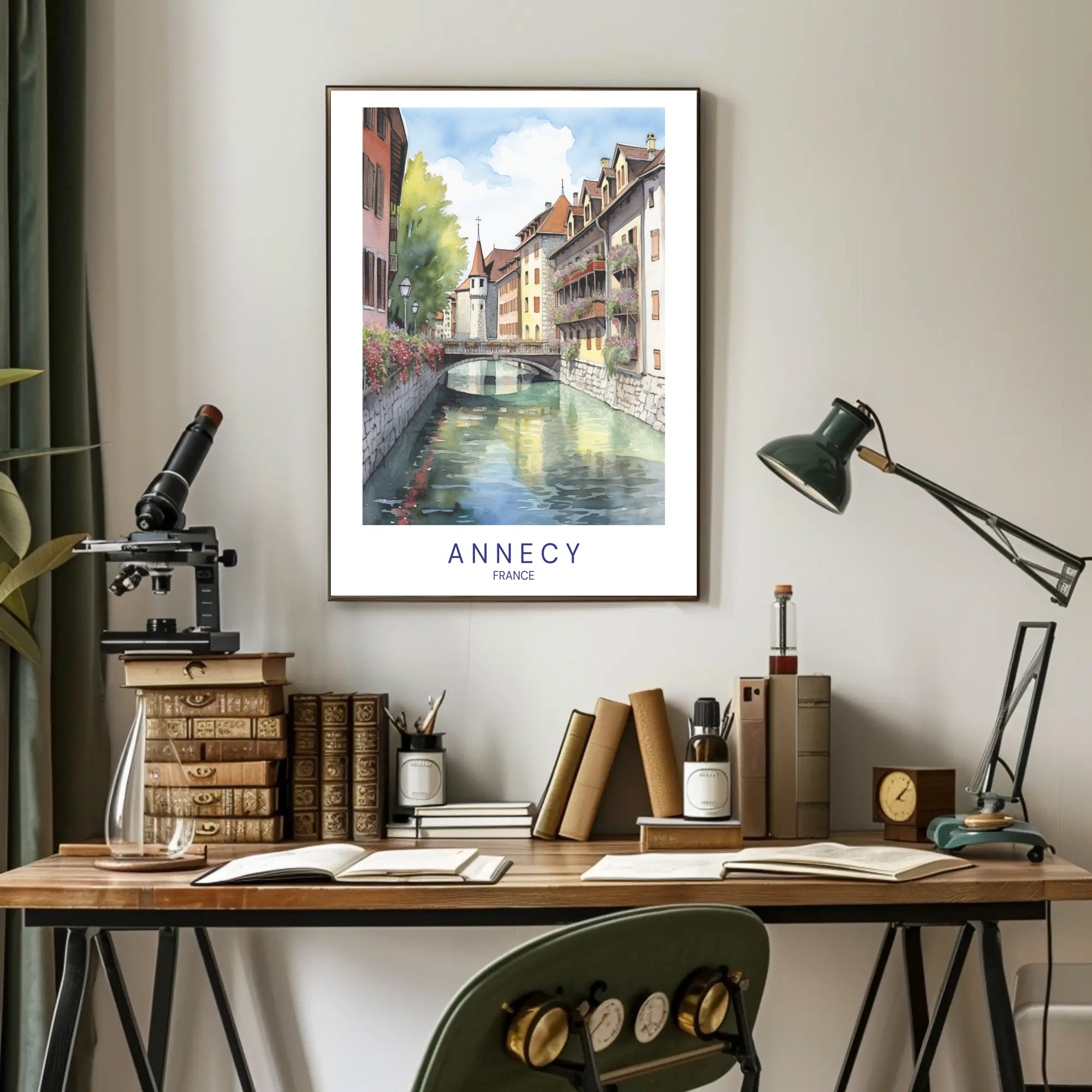 Annecy, France Poster PosterGoat