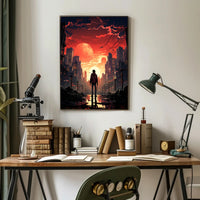 Dystopian Sunset Poster