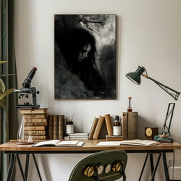 Mystical Gothic Figure in Dark Artistic Poster PosterGoat