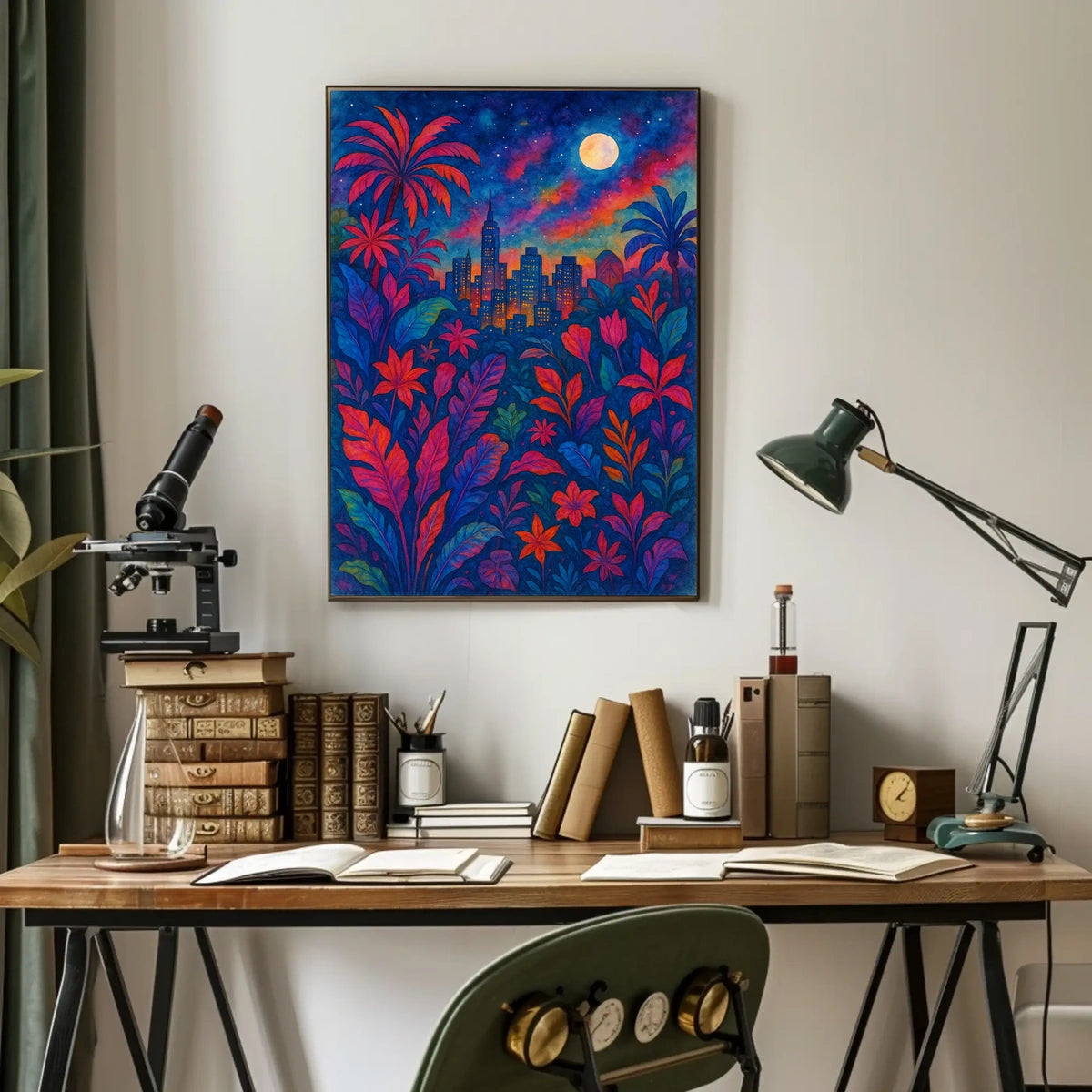 Cityscape In Bloom Poster
