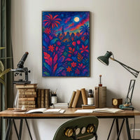 Cityscape In Bloom Poster