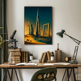 Architectural Wonders Of Dubai Poster