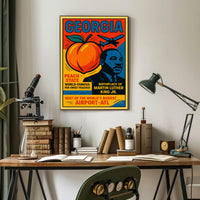 Georgia Peach State Travel Poster