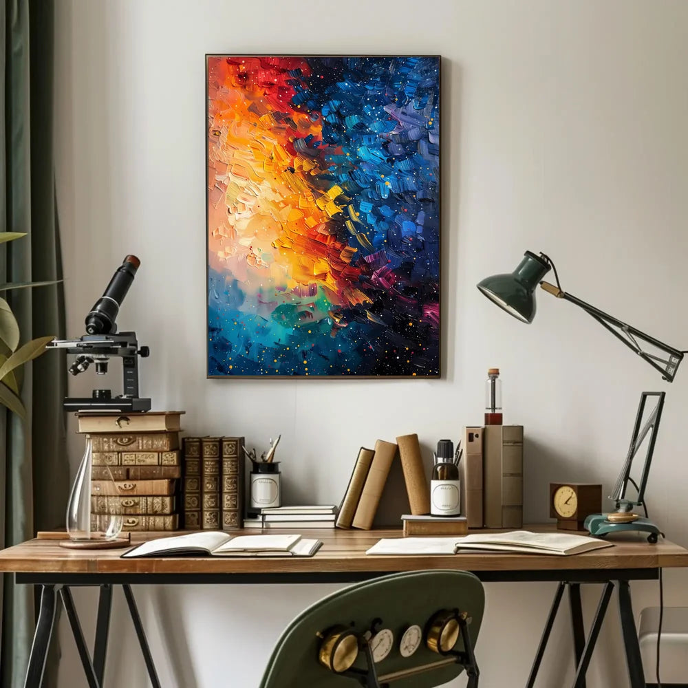 Modern Abstract Science and Education Poster