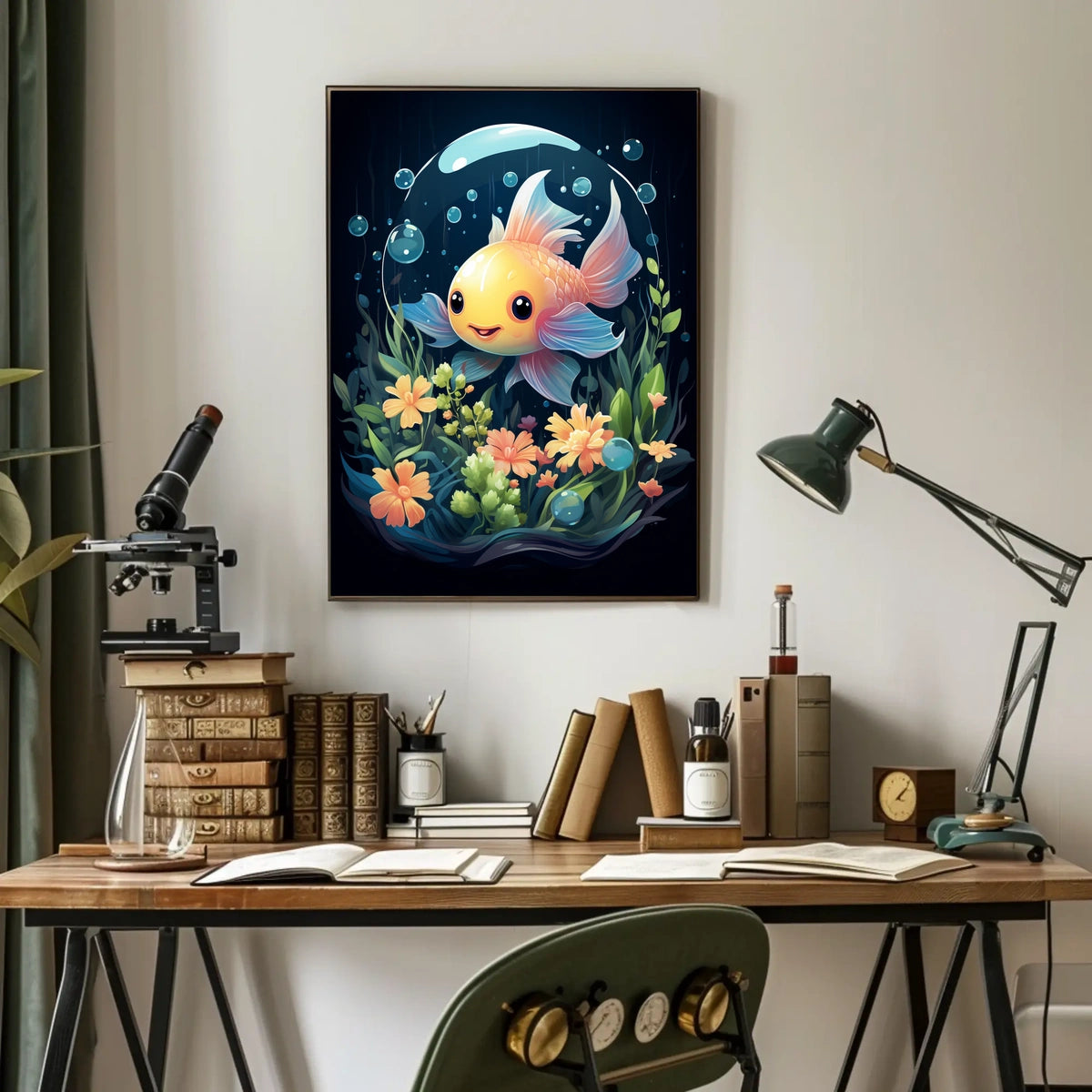 Enchanted Underwater World Poster