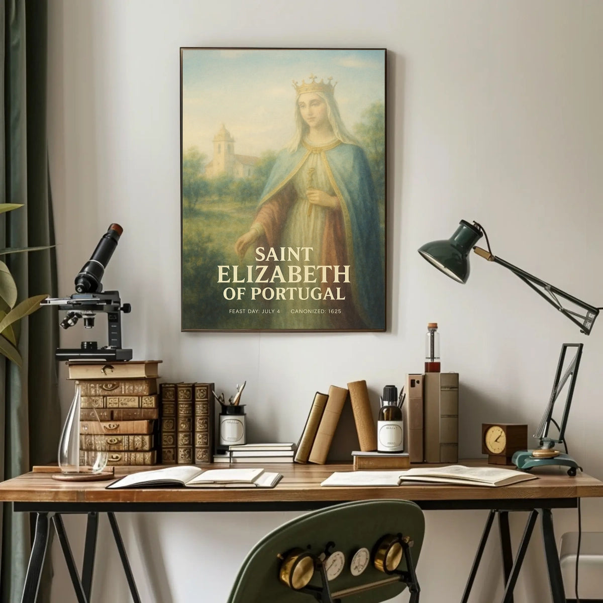 Saint Elizabeth Of Portugal Poster