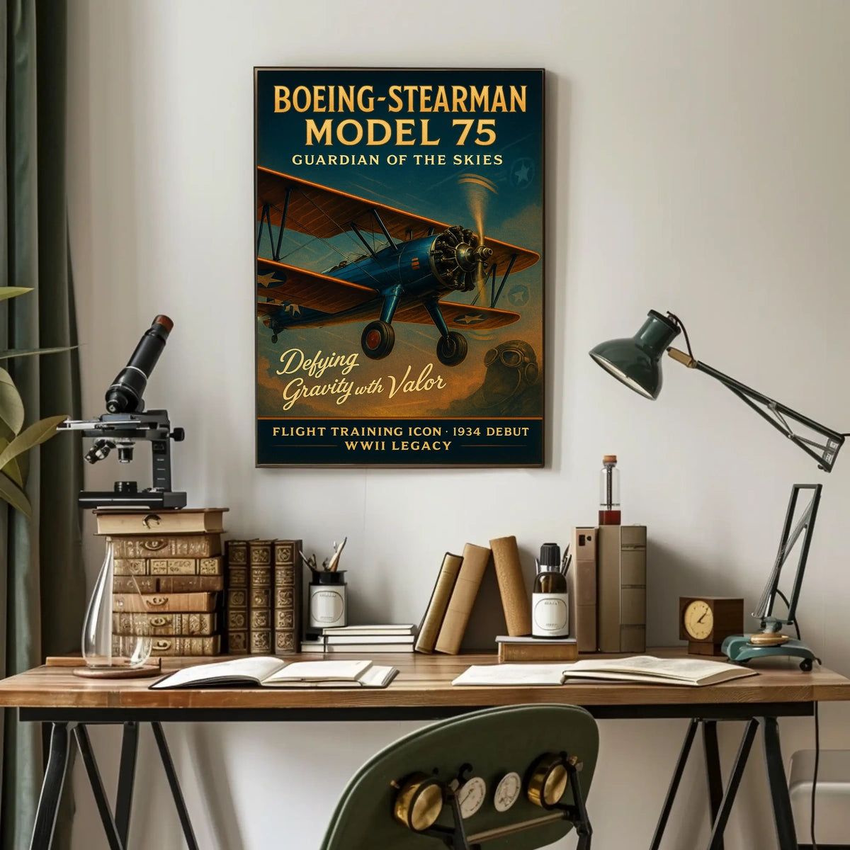 Boeing-Stearman Model 75 Guardian Of Poster