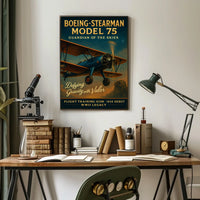 Boeing-Stearman Model 75 Guardian Of Poster