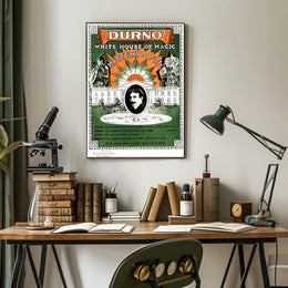 Durno Magic Show Vintage Entertainment Poster